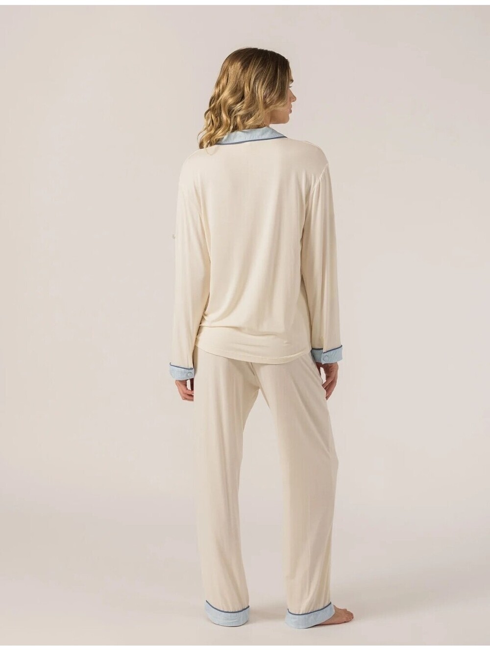 Keleigh Teller Soft Viscose Long Sleeve Pajama Set Women's Size Small - Picture 4 of 9